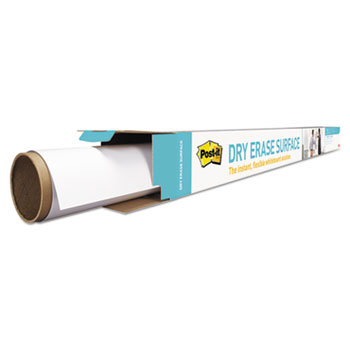 -Commercial Tape Div. DEF6X4 Dry Erase Surface With Adhesive Backing - White- 72 in.