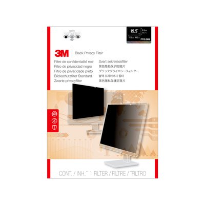 Picture of 3M-Commercial Tape Div. PF195W9 Privacy Filter For Widescreen Desktop Monitor 19.5 in.