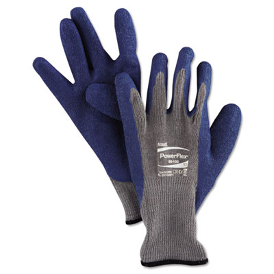 Picture of Ans 8010010PR Powerflex Blue & Gray Gloves&#44; Size 10