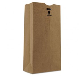 Picture of Bag GH8500 Heavy-Duty Kraft Paper Bags&#44; Brown - 8 lbs.