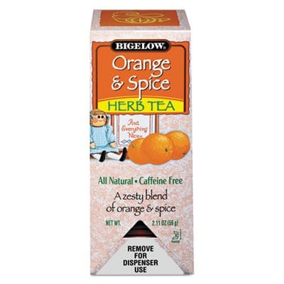 Picture of Bigelow 10398 Orange and Spice Herbal Tea