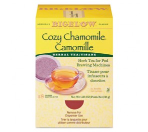 Picture of Bigelow 10906 Cozy Chamomile Herbal Tea Pods - 1.9 oz.