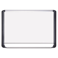 Picture of Bi-Silque Visual Communication Products MVI050201 Lacquered Steel Magnetic Dry Erase Board&#44; 36 x 48 in.&#44; Silver & Black