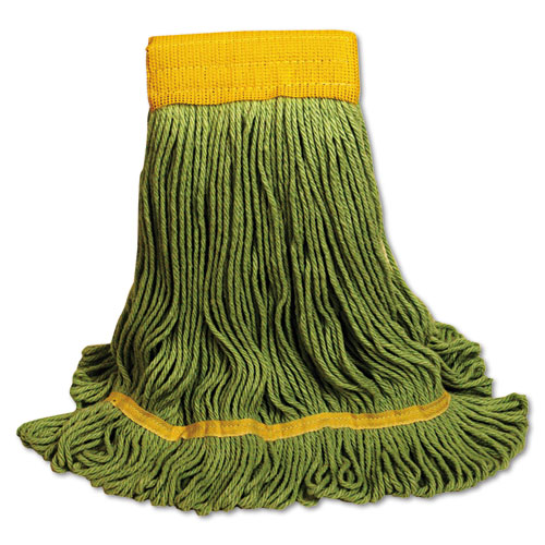 Picture of Boardwalk 1200LEA Ecomop Looped-End Mop Head&#44; Recycled Fibers&#44; Large - Green