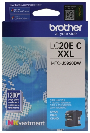 Picture of Brother Compatible LC20EC Innobella Super High-Yield Ink  Cyan