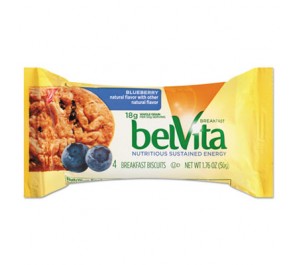 Picture of Cadbury Adams Usa 02908BX belVita Breakfast Biscuits, Blueberry, 1.76 oz.