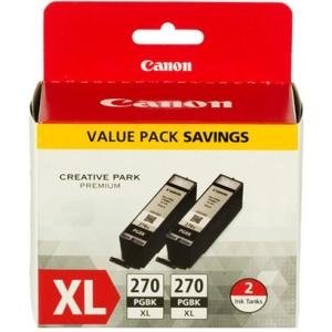 Canon Wide Format 0319C005 PGI-270XL High-Yield Ink, Black
