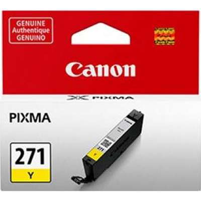 Canon Wide Format 0393C001 CLI-271 Ink, Yellow