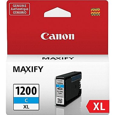 Canon Wide Format 9196B001 PGI-1200 Extra Large High Yield Ink Cartridge, Cyan
