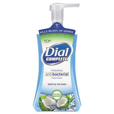 Dial. Professional 09316 Antimicrobial Foaming Hand Soap, Coconut Waters - 7.5 oz. Pump Bottle