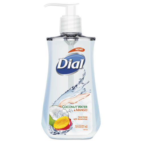 Dial Professional 12158EA Antimicrobial Liquid Soap, 7.5 oz. Pump Bottle, Coconut Water & Mango