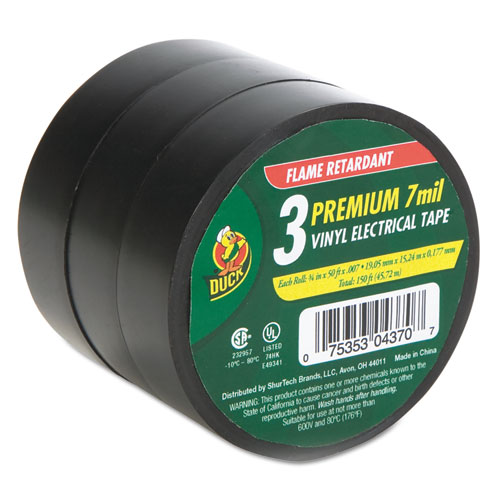 Picture of Duck 299004 Pro Electrical Tape&#44; Black