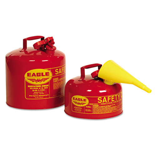 Safety Can - Type I - 2 Gallon - Red - With F-15 Funnel