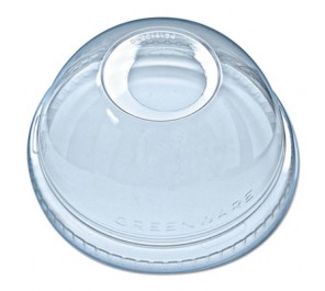 Picture of Fabri-Kal DLKC1624 Drink Cup Lids, 5-24 oz. Cups, Clear