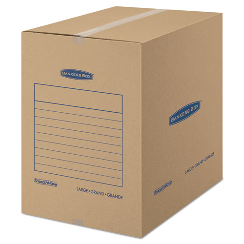 Picture of Fellowes Manufacturing 7714001 Smoothmove Basic Moving Boxes&#44; Kraft - 18 L x 18 W x 24 H in.