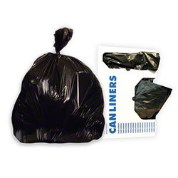 Picture of Her D8046HK Low-Density Can Liners - 40-45 gal- 0.7 mil- Black