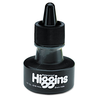 Picture of Higgins. 44201 Waterproof Pigmented Drawing Ink - Black