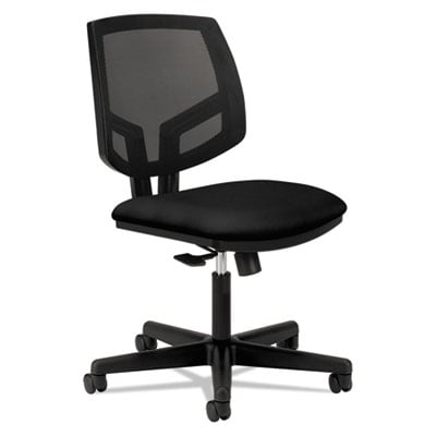 Volt Series Mesh Back Task Chair, Black Fabric