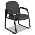 Alera RL43C16 Genaro Series Sled Base Guest Chair, Black Vinyl Alera RL43C16 Genaro Series Sled Base Guest Chair, Black Vinyl