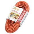 Coc 04218 50 ft. Vinyl Outdoor Extension Cord - Three-Outlets, Orange Coc 04218 50 ft. Vinyl Outdoor Extension Cord - Three-Outlets, Orange