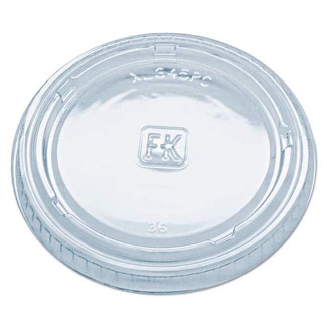Fabri-Kal XL345PC Portion Cup Lids- Fits 3.25 - 5.5 oz. Cups