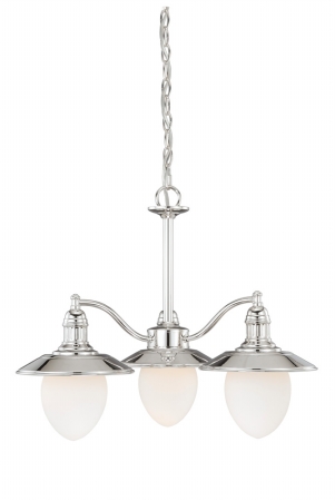 H0047 Marina Bay 3L Chandelier - Polished Nickel -  Vaxcel International