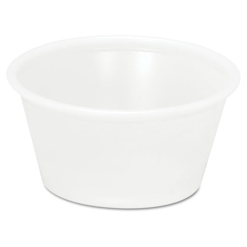 2 oz Plastic Souffle  Portion Cups  Translucent
