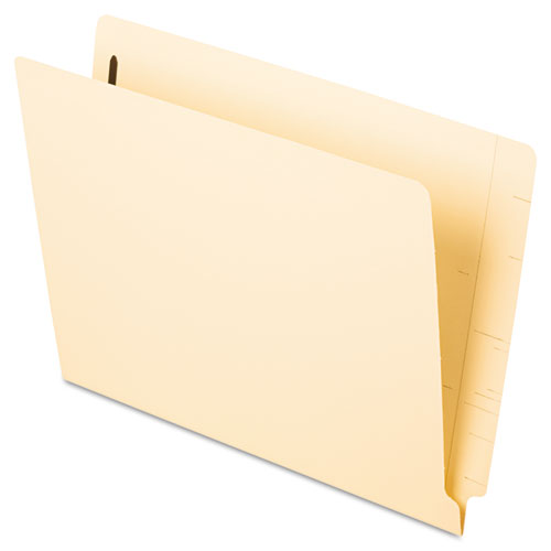 Picture of Pendaflex 13140 Laminated Spine End Tab Folder With 1 Fastener - 11 pt Manila- Letter