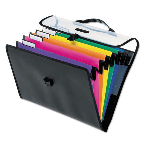 1 By 3 Tab Desk Free Poly Hanging Organizer With Case- Letter- Assorted