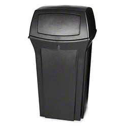 Rubbermaid Commercial Products 843088BLA Ranger Container, 35 gallon - Black -  RUBBERMAID COMMERCIAL PROD.