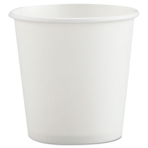 Picture of Solo Cup 374W2050 Polycoated Hot Paper Cups, 4 oz. White