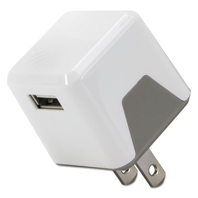 Flip Wall Charger - White - Compact Design - 12W Fast Charging