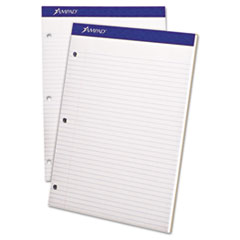 20323 Double Sheet College-Medium Pad, White, 8.5 x 11.75 - 100 Sheets