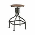 4D Concepts 141301 Locker Collection Swivel Stool, Black & Grey 4D Concepts 141301 Locker Collection Swivel Stool, Black & Grey