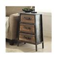 4D Concepts 148017 Urban Collection 3 Drawer Chest, Black & Grey 4D Concepts 148017 Urban Collection 3 Drawer Chest, Black & Grey