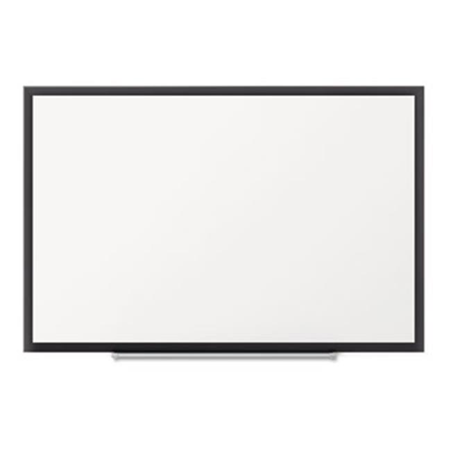 Quartet SM533B Classic Magnetic Dry Erase Whiteboard- 36 x 24 in. - Black Alu...