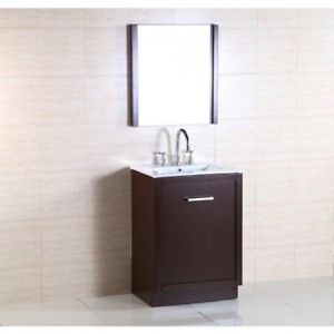 Bellaterra Home 502001A-24 Single Sink Vanity - 24 in.