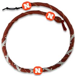 Picture of Nebraska Cornhuskers Spiral Football Necklace
