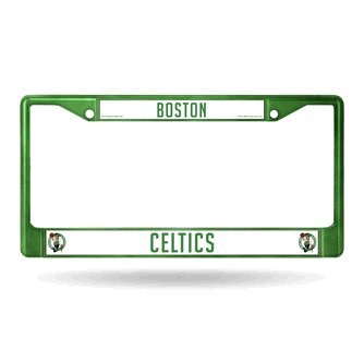 Picture of Boston Celtics License Plate Frame Metal Green