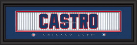 Chicago Cubs Starlin Castro Print - Signature 8"x24"