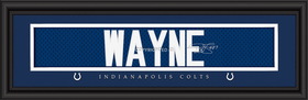 Indianapolis Colts Print 8x24 Signature Style Reggie Wayne Special Order