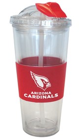 Picture of Arizona Cardinals Tumbler No Spill Straw Style Special Order