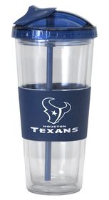 Houston Texans No Spill Straw Tumbler