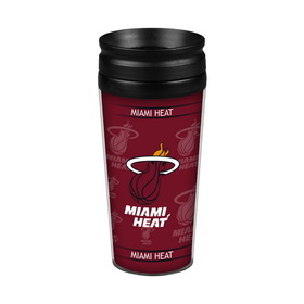 Picture of Miami Heat Travel Mug 14oz Full Wrap Style Hype Design Special Order