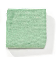 Rubbermaid Commercial Products RC  Microfiber Cleaning Cloths- Green -  Eat-In, EA3488656