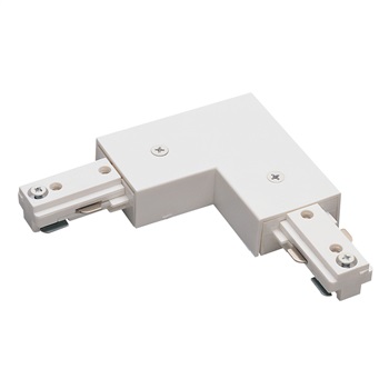 Nora Lighting L-Connector Field Adjustable Polarity- Silver
