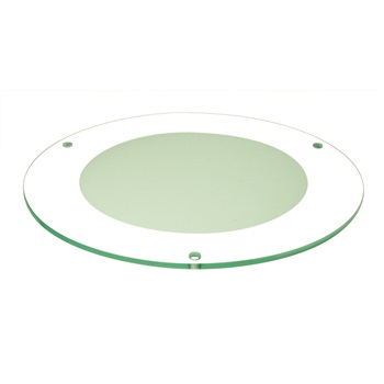 Nora Lighting NTG-8CF 8 in. Tempered Frosted Center- Clear Outer