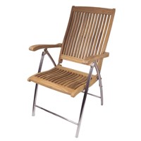 60066 Windrift Folding 6-Position Deck Armchair With SS legs