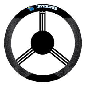 Kansas Jayhawks Steering Wheel Cover Mesh Style