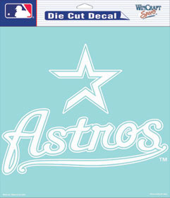Picture of Houston Astros Decal 8x8 Die Cut White